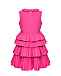 Платье цвета фуксии с рюшами Miss Blumarine | Фото 2