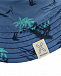 Синяя панама с принтом &quot;пальмы&quot; MaxiMo | Фото 3