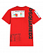 Красная футболка с надписями Dsquared2 | Фото 2