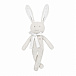 Игрушка мягконабивная Кролик 40 см, серый Tartine et Chocolat | Фото 2