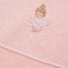 Розовое полотенце с аппликацией &quot;Балерина&quot;, 65x65 см La Perla | Фото 3