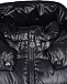 Черное глянцевое пальто-пуховик Moncler | Фото 3