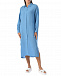 Голубое платье-рубашка прямого кроя SHADE | Фото 3