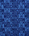 Голубой свитшот со сплошным принтом Moschino | Фото 4