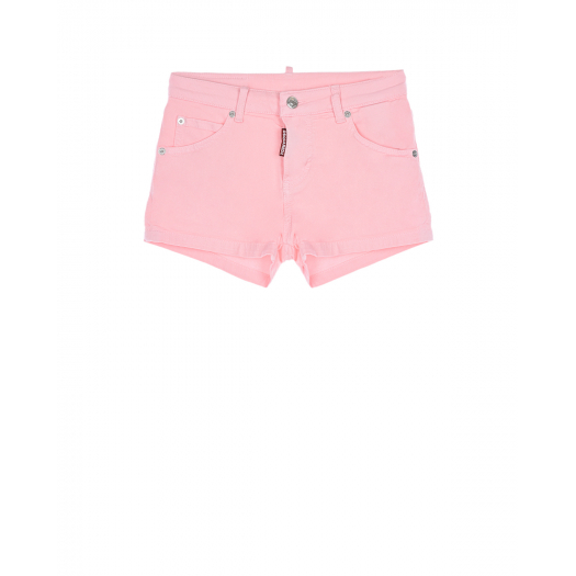 Розовые джинсовые шорты Dsquared2 | Фото 1
