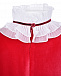 Красное бархатное платье с белым воротником IL Gufo | Фото 3
