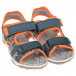 Синие сандалии с оранжевой отделкой SUPERFIT | Фото 1