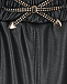 Черные брюки из эко-кожи Monnalisa | Фото 3