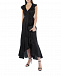 Черное платье с воланом Pietro Brunelli | Фото 4