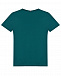Бирюзовая футболка с логотипом Tommy Hilfiger | Фото 2