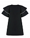 Черное платье с рукавами-воланами  | Фото 2