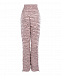 Розовые стеганые брюки со сплошным лого Naumi | Фото 2