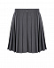 Серая юбка с симметричными складками Aletta | Фото 2