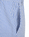 Голубые брюки в тонкую полоску Pietro Brunelli | Фото 9