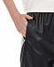 Черные брюки из эко-кожи MM6 Maison Margiela | Фото 9