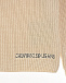 Джемпер кремового цвета с логотипом Calvin Klein | Фото 3