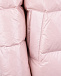 Розовое пальто с меховой отделкой Yves Salomon | Фото 4