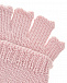 Розовые перчатки с откидным верхом Il Trenino | Фото 3