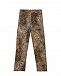 Спортивные брюки с леопардовым принтом Monnalisa | Фото 2