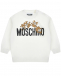 Свитшот с лого, белый Moschino | Фото 1