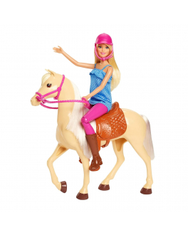 Кукла Barbie® и лошадь  , арт. FXH13 | Фото 1