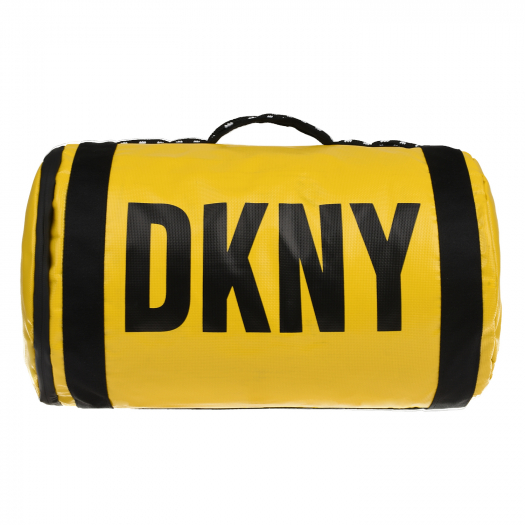 Желтая спортивная сумка с лого  | Фото 1
