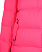 Розовое пальто-пуховик с меховой отделкой Yves Salomon | Фото 6