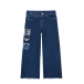 Широкие джинсы с патчами Emporio Armani | Фото 1