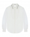 Рубашка с вышивкой бисером, белая Brunello Cucinelli | Фото 1