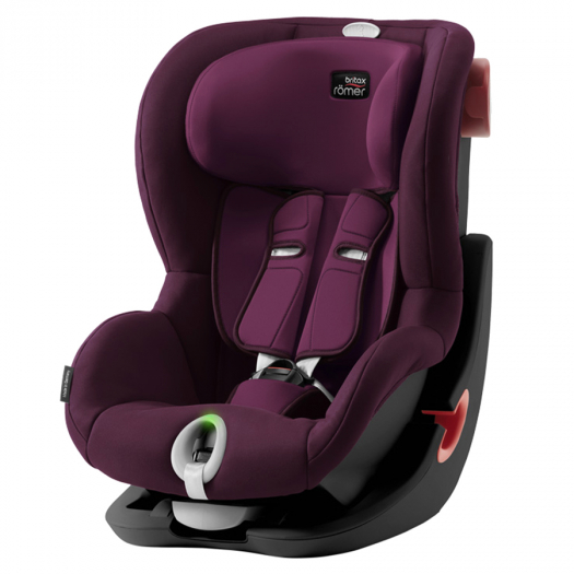 Детское автокресло King II LS Black Series Burgundy Red Trendline Britax Roemer | Фото 1