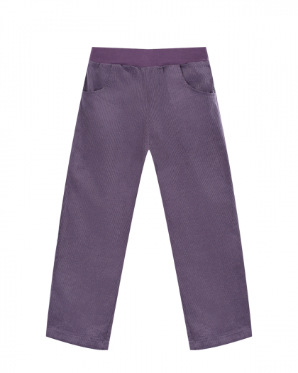 Вельветовые брюки сиреневого цвета Dan Maralex | Фото 1