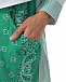 Бело-зеленые шорты в стиле patchwork Forte dei Marmi Couture | Фото 6