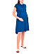 Синее платье с кулиской для беременных Attesa | Фото 2