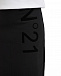 Черная юбка-миди с логотипом в тон No. 21 | Фото 8