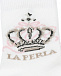 Белые носки с принтом &quot;корона&quot; La Perla | Фото 2
