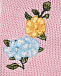 Перчатки с цветочной вышивкой Monnalisa | Фото 4