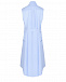Голубое платье-рубашка без рукавов Pietro Brunelli | Фото 9