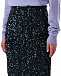 Темно-синяя юбка с пайеткаим Dorothee Schumacher | Фото 9