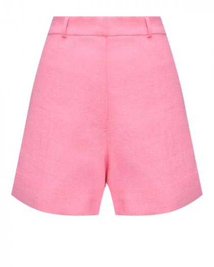 Льняные шорты, розовые ALINE | Фото 1