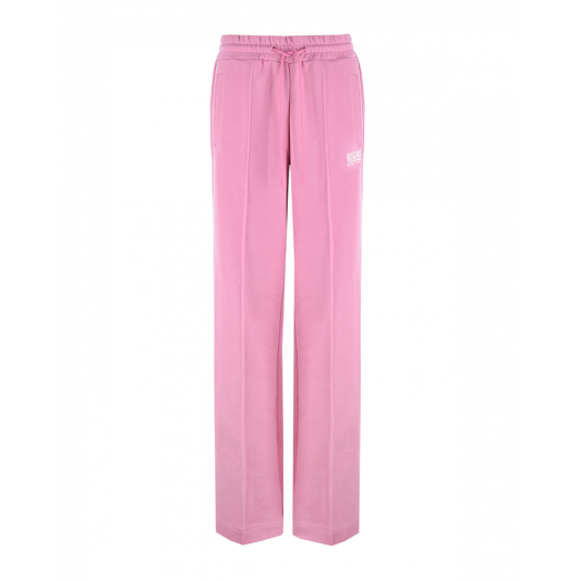 Розовые спортивные брюки со стрелками MSGM | Фото 1