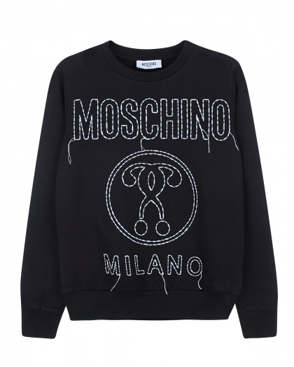 Свитшот с вышивкой Moschino | Фото 1