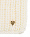 Кремовый шарф крупной вязки, 158x27 см Il Trenino | Фото 3