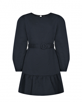 Черное платье с поясом Emporio Armani Черный, арт. 6L3A22 3N5AZ 0920 | Фото 1