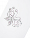 Белые колготки с бабочкой из стразов Story Loris | Фото 2