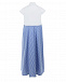 Платье с голубой юбкой в полоску Pietro Brunelli | Фото 5