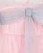 Розовое платье с бантом Sasha Kim | Фото 5
