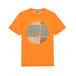 Оранжевая футболка с логотипом  | Фото 1