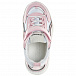 Розовые кроссовки с серой отделкой Emporio Armani | Фото 4