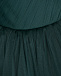 Зеленое платье с бантом и стразами Sasha Kim | Фото 3