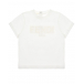 Белая футболка с вышивкой в тон Fendi | Фото 1